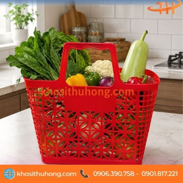Giỏ nhựa đựng rau củ quả trái cây Giỏ nhựa đựng rau củ quả trái cây