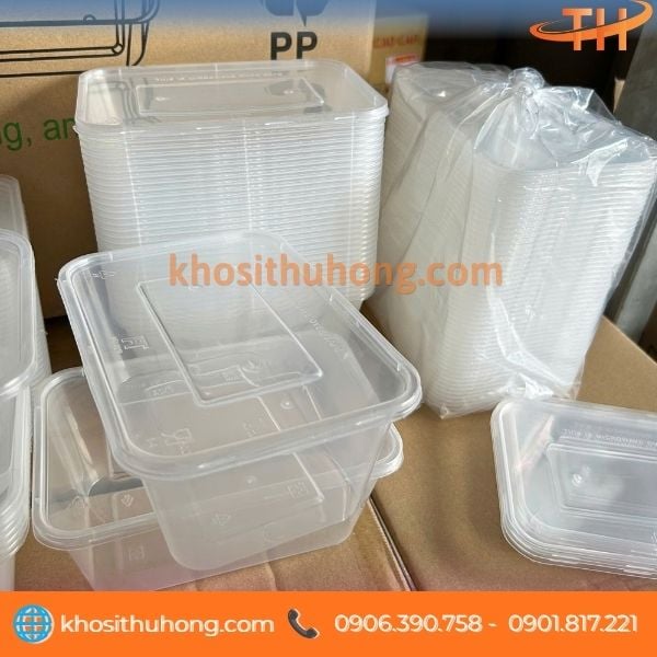 Hộp nhựa phù hợp cho các phần ăn vừa đến lớn Hộp nhựa phù hợp cho các phần ăn vừa đến lớn