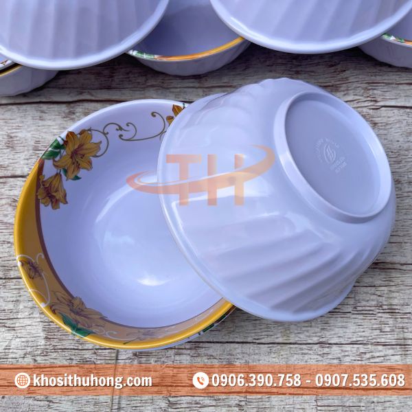 Tô nhựa melamine với khối lượng nhẹ và dễ thao tác Tô nhựa melamine với khối lượng nhẹ và dễ thao tác