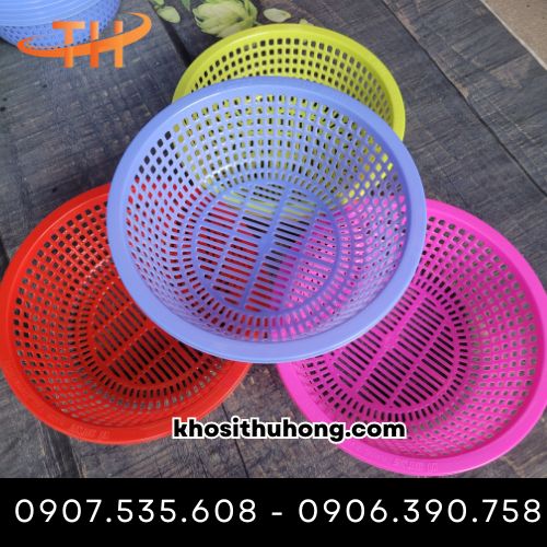Rổ nhựa tròn