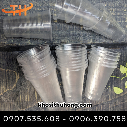 Ly nhựa sọc 360ml