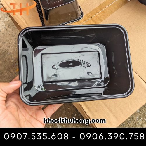 Hộp nhựa chữ nhật 750ml