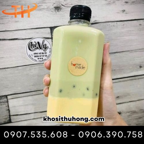 Chai nhựa dẹp 330ml