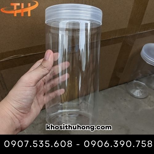 Hũ nhựa PET nắp nhựa 500ml