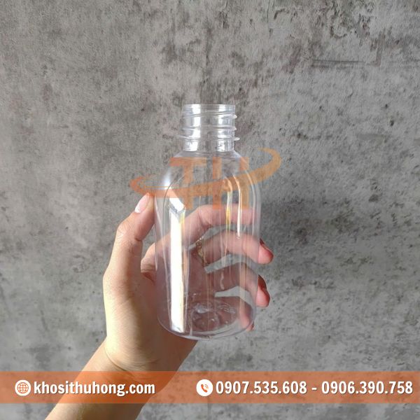 Chai nhựa tròn 250ml với dung tích dọn nhẹ, giá sỉ rẻ Chai nhựa tròn 250ml với dung tích dọn nhẹ, giá sỉ rẻ