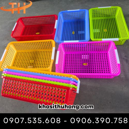 Rổ nhựa vuông