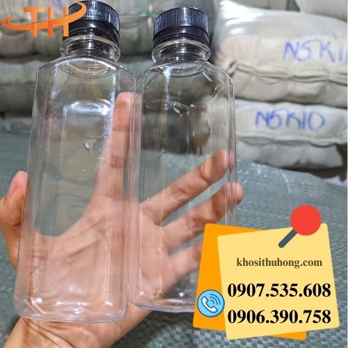 Chai nhựa vuông 330ml