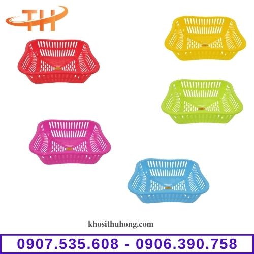 Rổ nhựa vuông