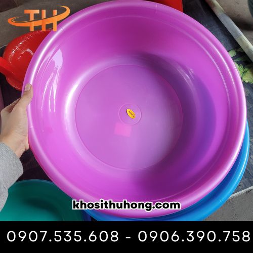 Thau nhựa giúp rửa rau, thịt cá