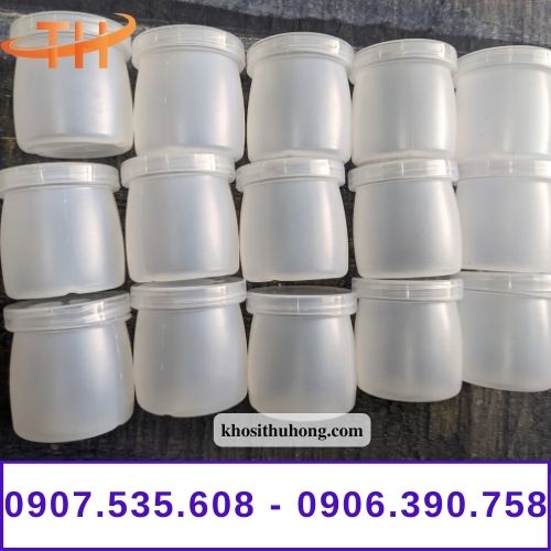 Hũ sữa chua nhựa trong
