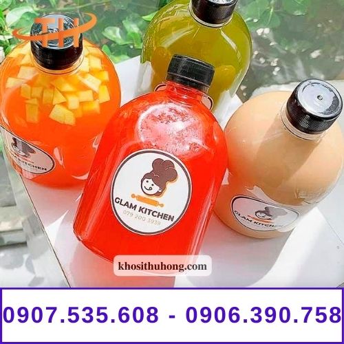 Chai nhựa tròn lùn 500ml
