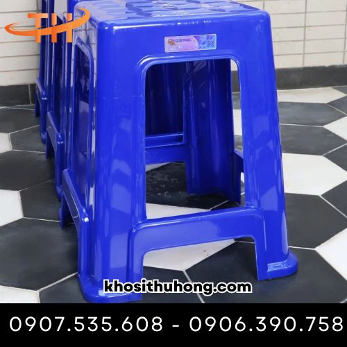 Ghế nhựa xanh dương bền đẹp