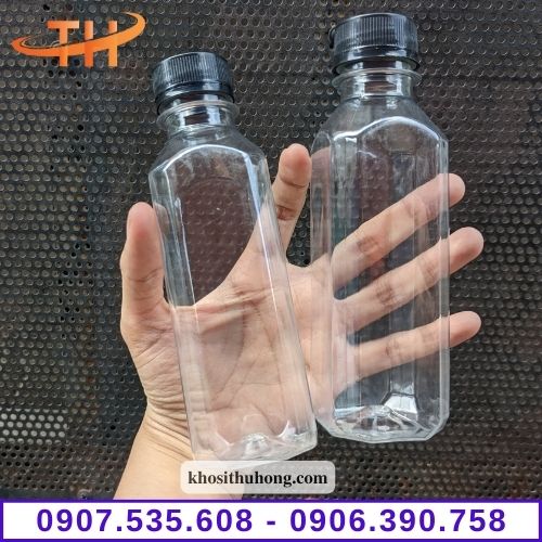 Chai nhựa vuông 300ml