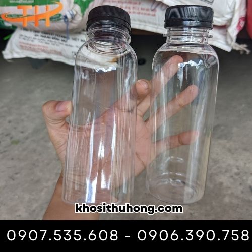 Chai nhựa miệng rộng