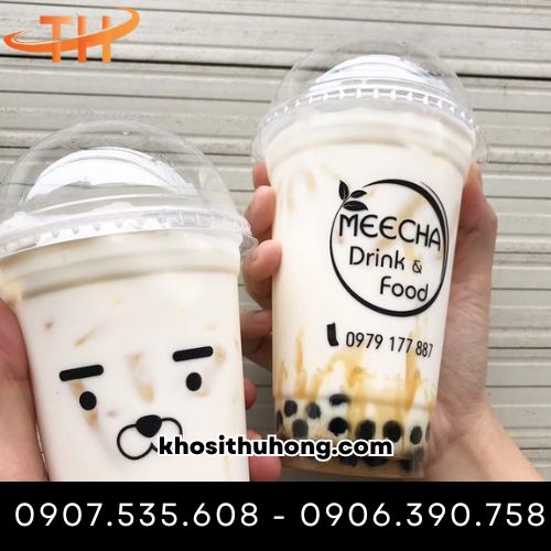 Ly nhựa đựng sữa tươi đường đen