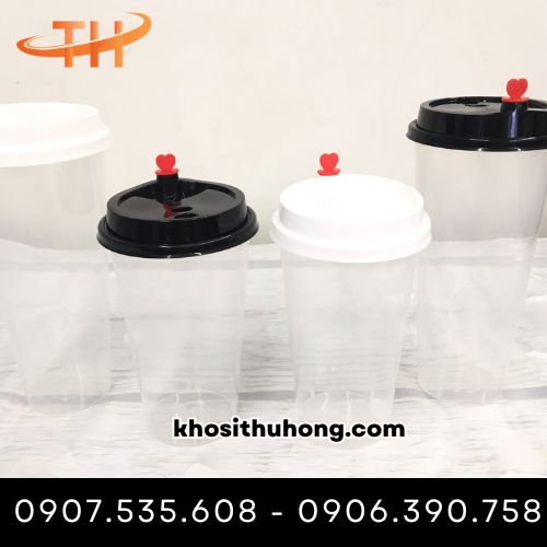 Ly nắp tim với 2 màu phổ biến là trắng và đen