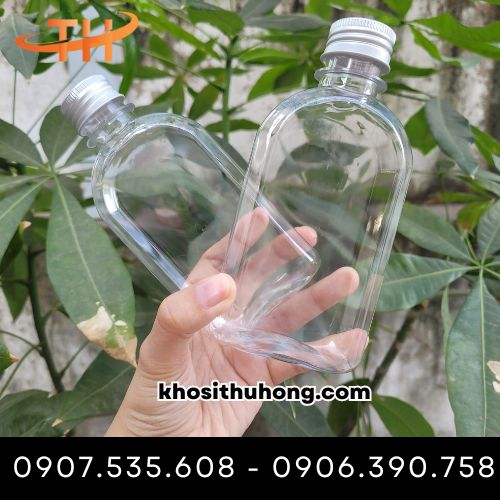 Chai nhựa nắp nhôm