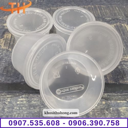 Hộp nhựa đựng bánh flan giá sỉ