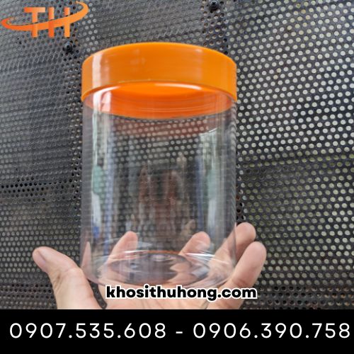Hũ nhựa pet nắp nhựa