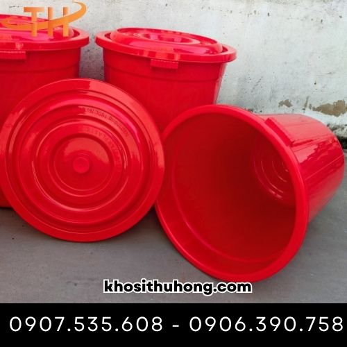 Thùng nhựa đựng gạo