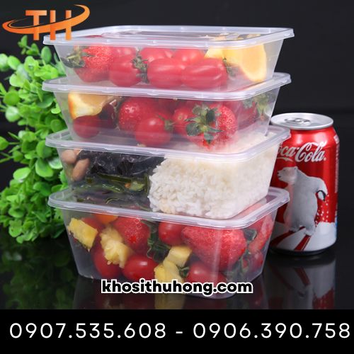 Hộp chữ nhật đựng trái cây, rau củ