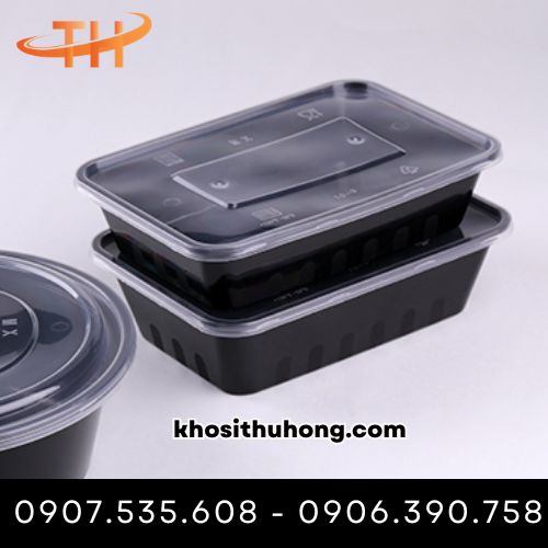 hộp nhựa chữ nhật dùng 1 lần