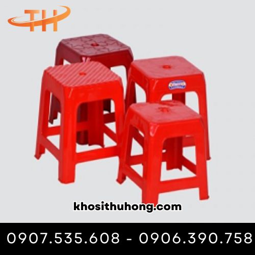 Ghế nhựa có nhiều kiểu dáng