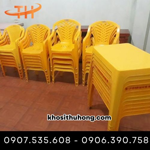 Bộ bàn ghế nhựa Duy Tân