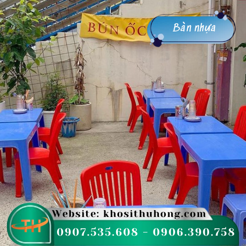 Bàn nhựa kinh doanh quán nhậu