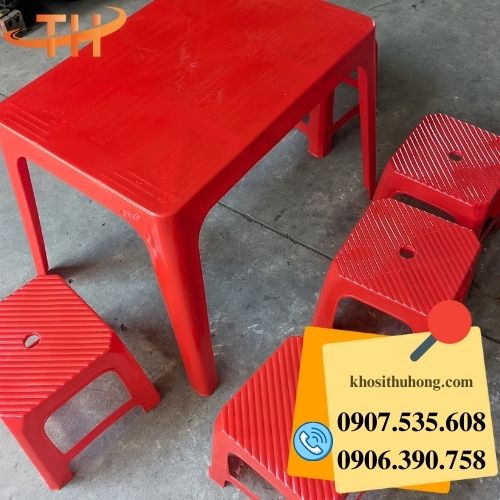 Bàn ghế nhựa quán ăn