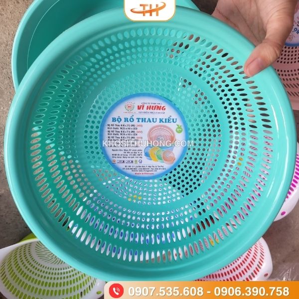 Bộ thau rổ giá sỉ rẻ tại TPHCM Bộ thau rổ giá sỉ rẻ tại TPHCM