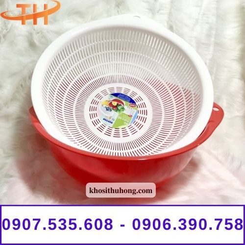 Bộ thau rổ nhựa an toàn chính hãng