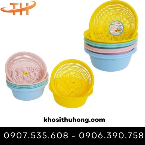 Bộ thau rổ nhựa giá rẻ