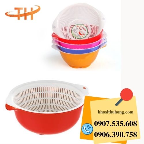 Thau rổ nhựa gia dụng