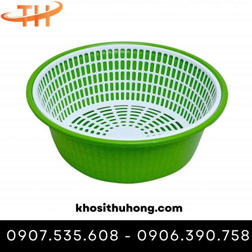 Bộ thau rổ tròn