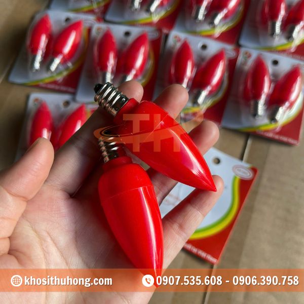 Bóng đèn LED trái ớt tiết kiệm điện năng Bóng đèn LED trái ớt tiết kiệm điện năng