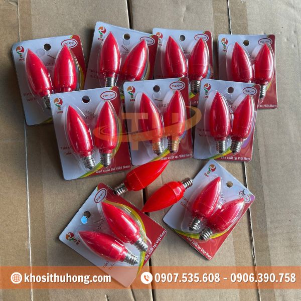 Bóng đèn led với hình dáng tương tự như trái ớt/cà na/quả nhót Bóng đèn led với hình dáng tương tự như trái ớt/cà na/quả nhót