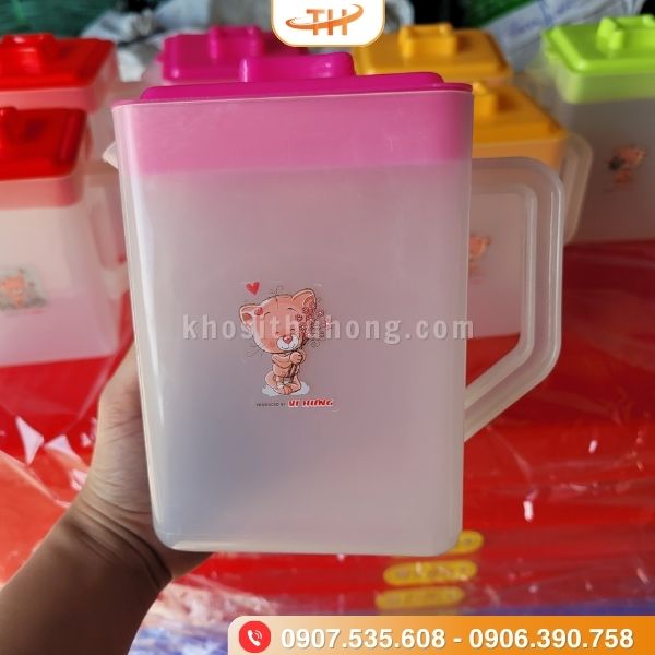 Ca đựng nước vuông sử dụng bền bỉ Ca đựng nước vuông sử dụng bền bỉ