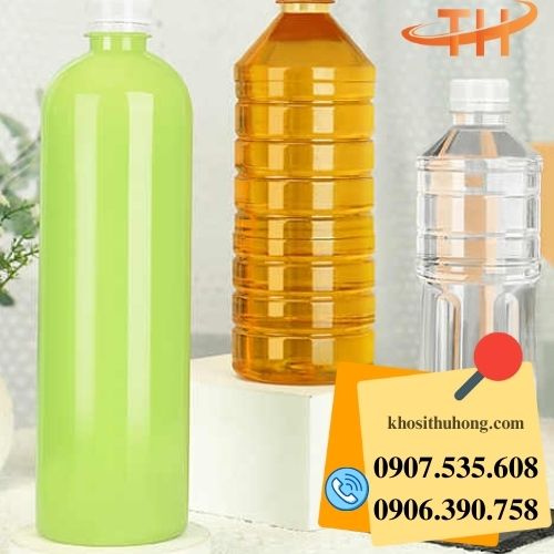 chai nhựa đựng trà sữa 1 lít