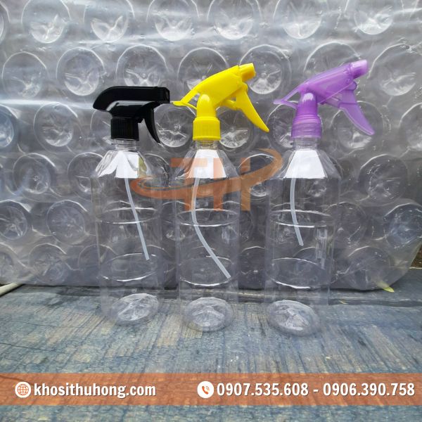 Chai nhựa có vòi xịt 1000ml phù hợp cho nhiều mục đích Chai nhựa có vòi xịt 1000ml phù hợp cho nhiều mục đích