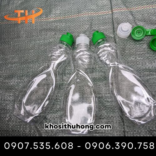 Chai nhựa được sản xuất từ nhựa pet nguyên sinh