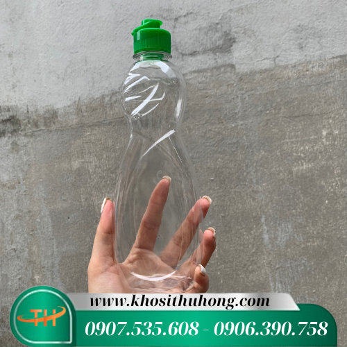 Chai đựng nước rửa chén nắp xanh