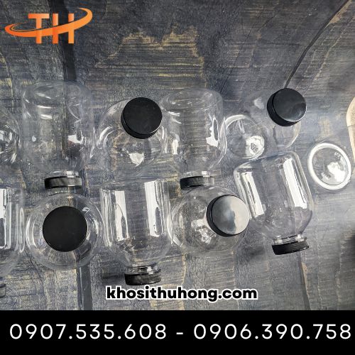 Chai nhựa mập lùn 400ml