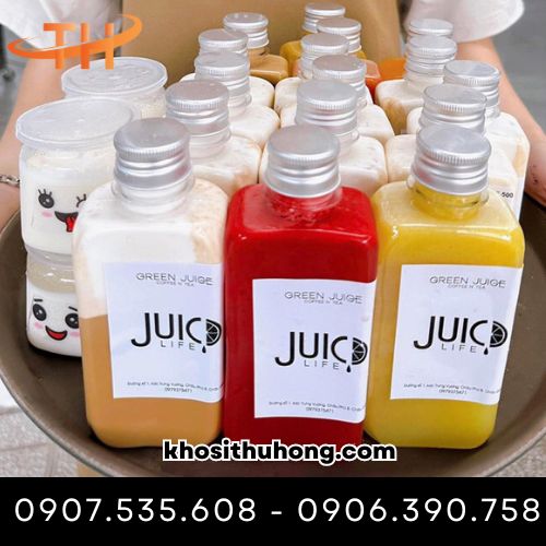Chai nhựa đựng nước ép