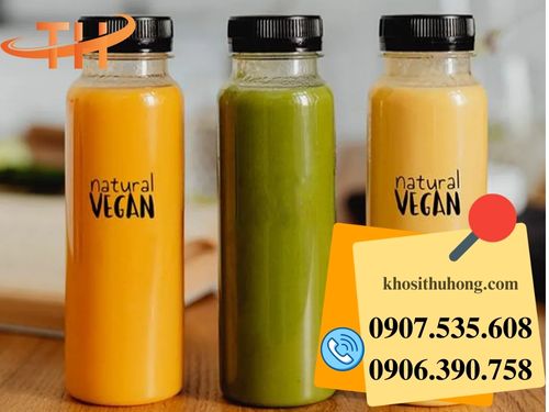 Chai nhựa tròn cổ rộng