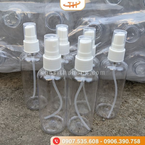 Chai nhựa vòi xịt 100ml nhỏ gọn, tiện lợi Chai nhựa vòi xịt 100ml nhỏ gọn, tiện lợi