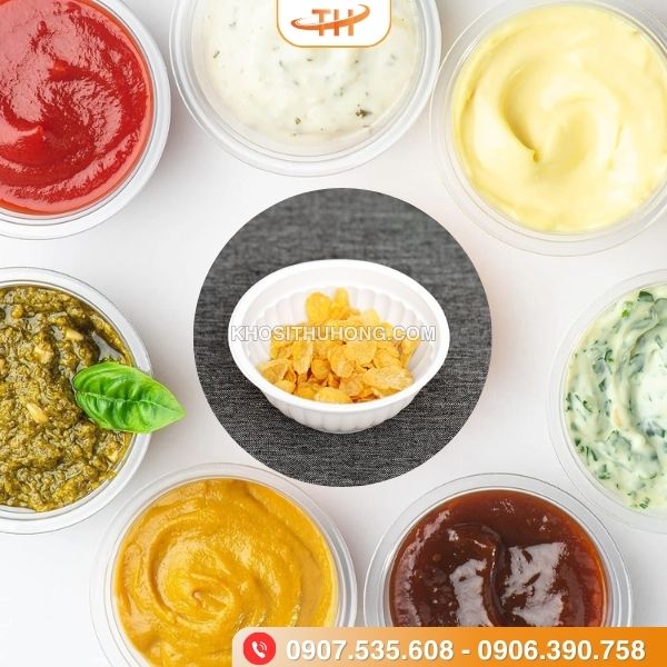 Chén nhựa đựng thức ăn mang đi tiện dụng Chén nhựa đựng thức ăn mang đi tiện dụng