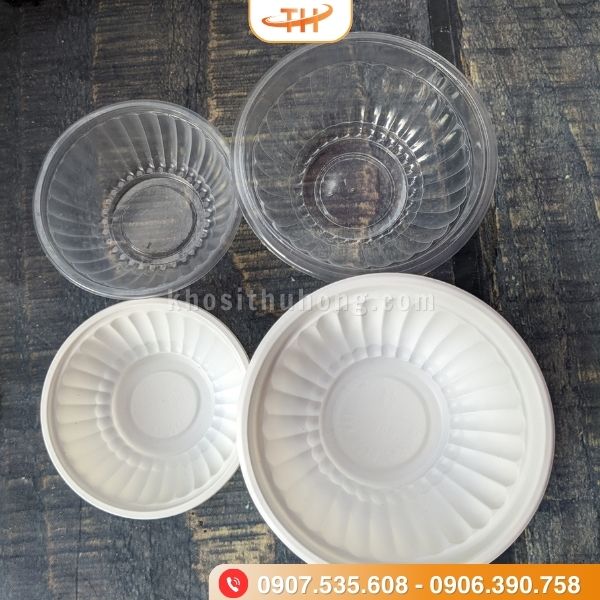 Chén nhựa dùng 1 lần gồm các size khác nhau Chén nhựa dùng 1 lần gồm các size khác nhau