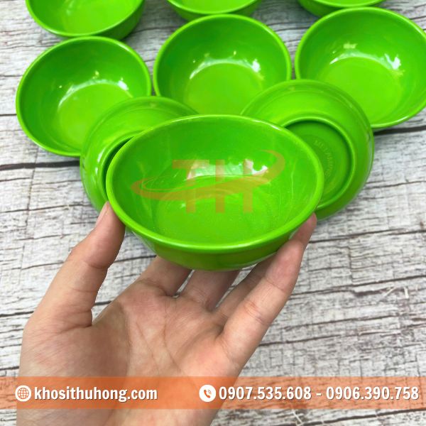 Chén nhựa melamine làm từ nhựa cao cấp, chịu nhiệt tốt Chén nhựa melamine làm từ nhựa cao cấp, chịu nhiệt tốt