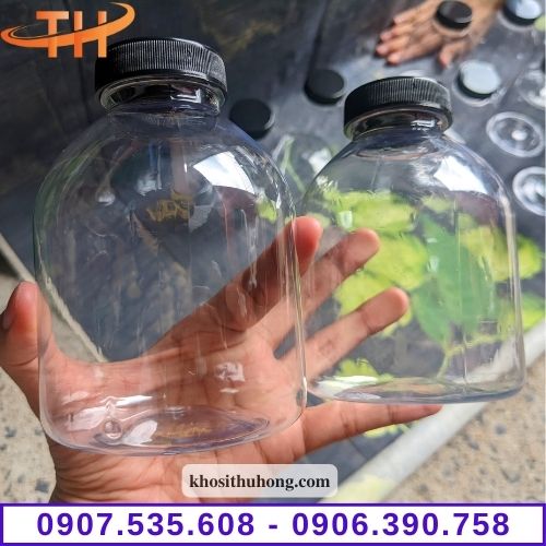 Giá chai nhựa pet tròn lùn